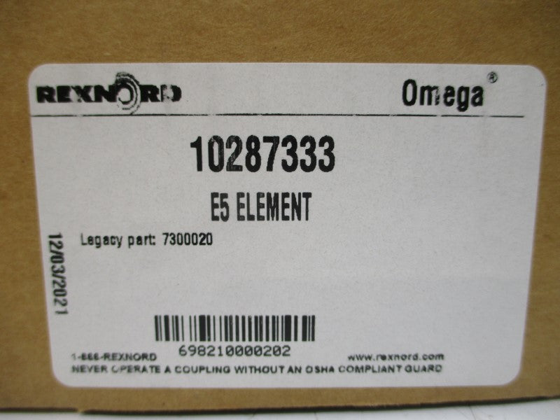 REXNORD 10287333 7300020 E5 NSMP