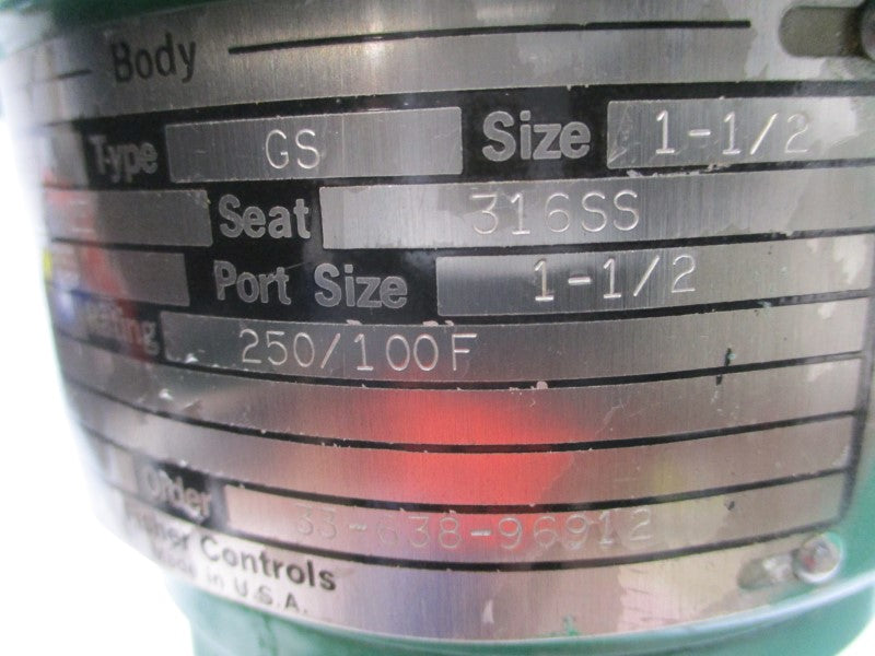 FISHER CONTROLS 513GS SIZE 20 3-9PSI 1-1/2" UNMP