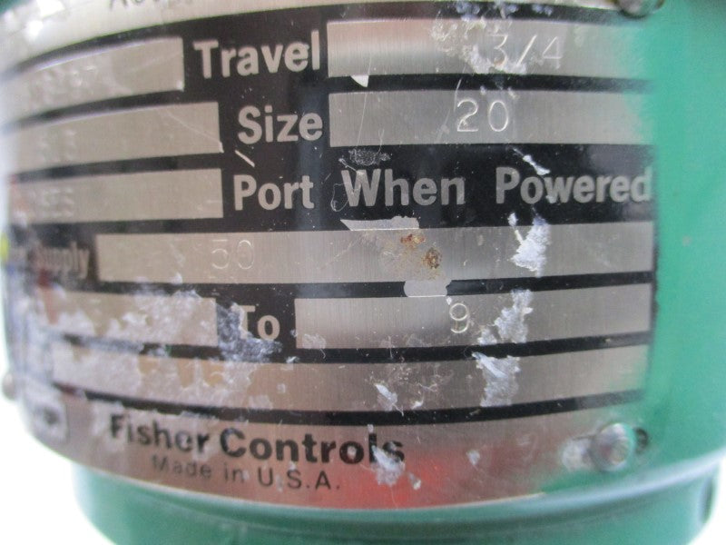 FISHER CONTROLS 513GS SIZE 20 3-9PSI 1-1/2" UNMP