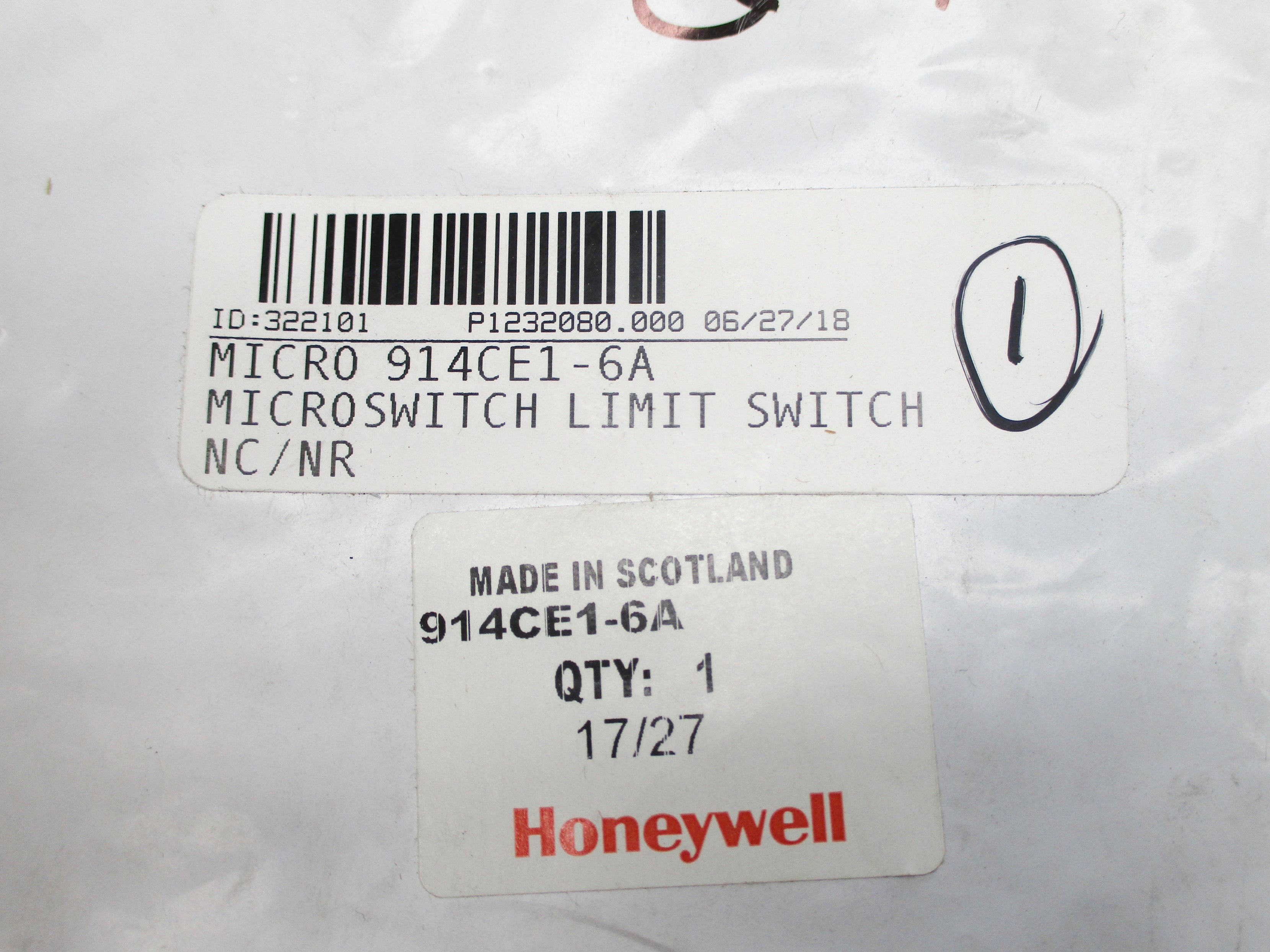 HONEYWELL 914CE1-6A NSMP