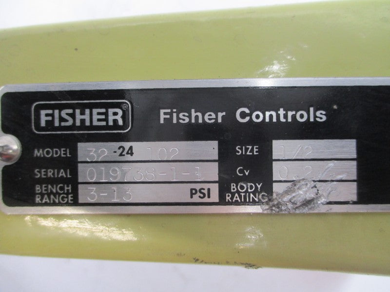 FISHER CONTROLS 32-24102 3-13PSI 1/2" NSNP