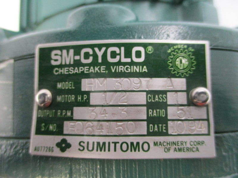 SUMITOMO HM3097A 230/460V 2.1/1.1A NSNP