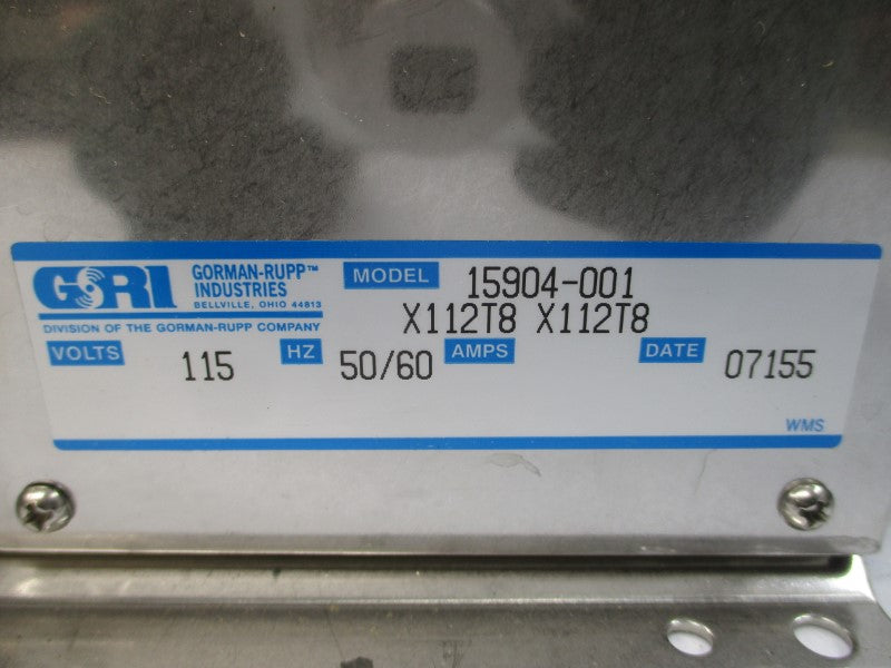 GORMAN-RUPP 15904-001 115V NSNP