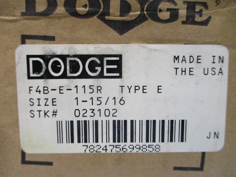 DODGE 023102 F4B-E-115R 1-15/16" NSFS