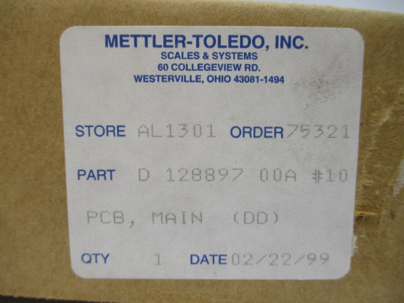 METTLER-TOLEDO D12889700A NSMP