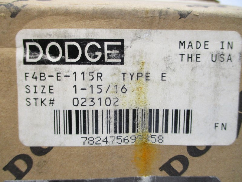 DODGE 023102 F4B-E-115R 1-15/16" NSMP