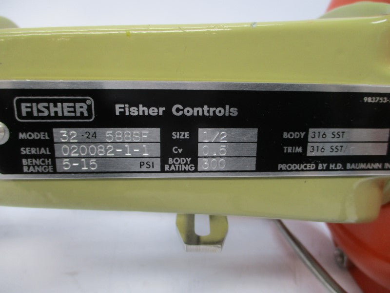 FISHER CONTROLS 32-24588SF 5-15PSI 1/2" NSNP