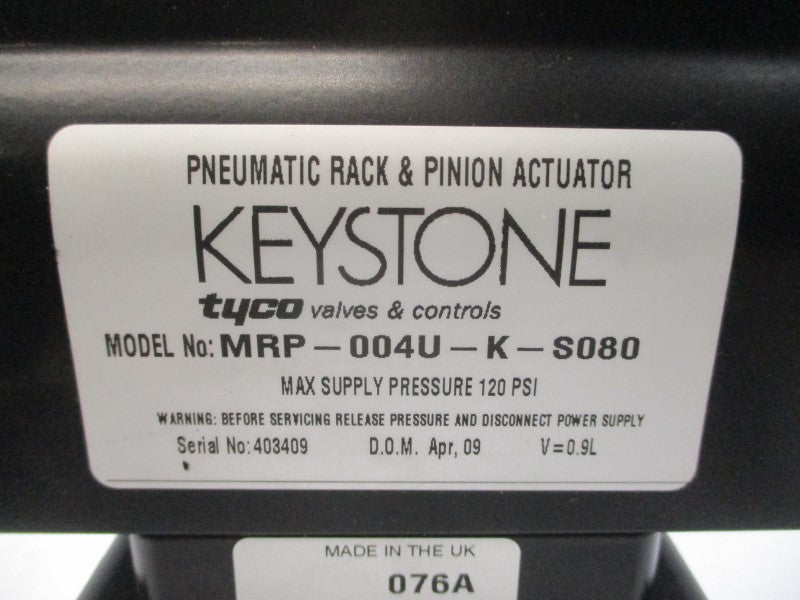 KEYSTONE MRP-004U-K-S080 R803SW 120PSI 1/2-3/4" NSNP