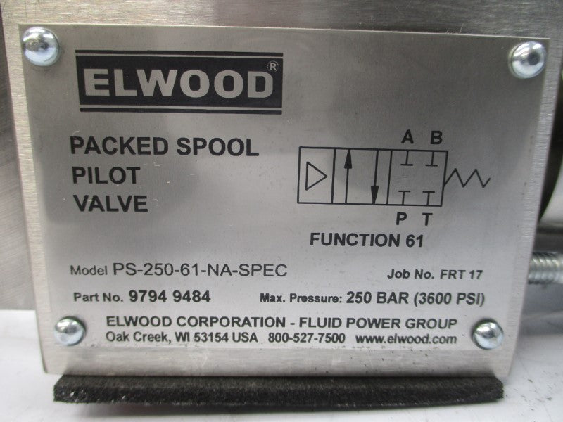 ELWOOD PS-250-61-NA-SPEC 97949484 3600PSI NSNP