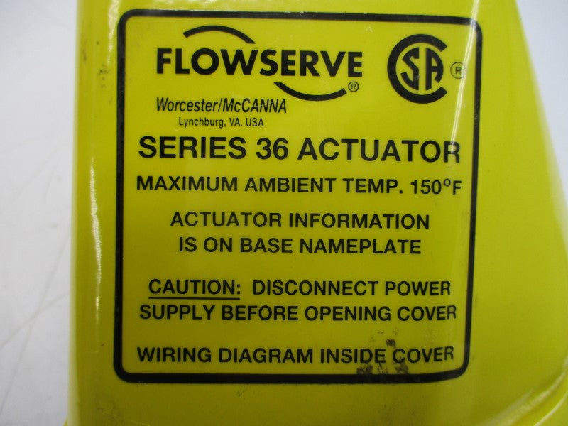 FLOWSERVE 1036WM1120A SERIES 36 120V 2.3A NSNP