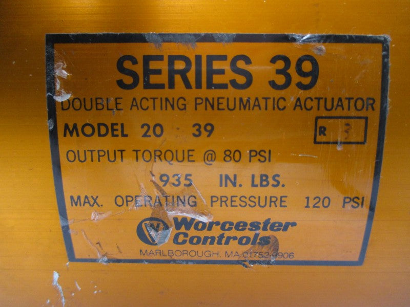 WORCESTER CONTROLS 2039R3 120PSI UNMP