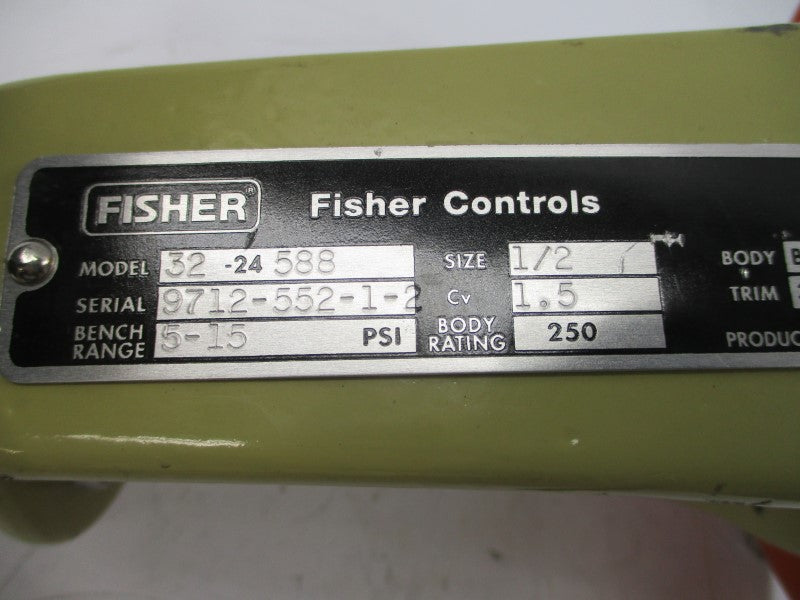 FISHER CONTROLS 32-24588 5-15PSI 1/2" NSNP