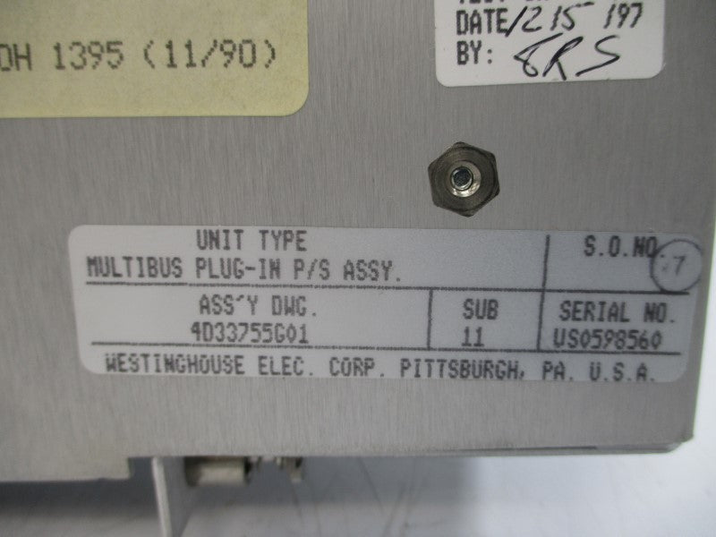 WESTINGHOUSE 4D33755G01 250V 8A NSNP