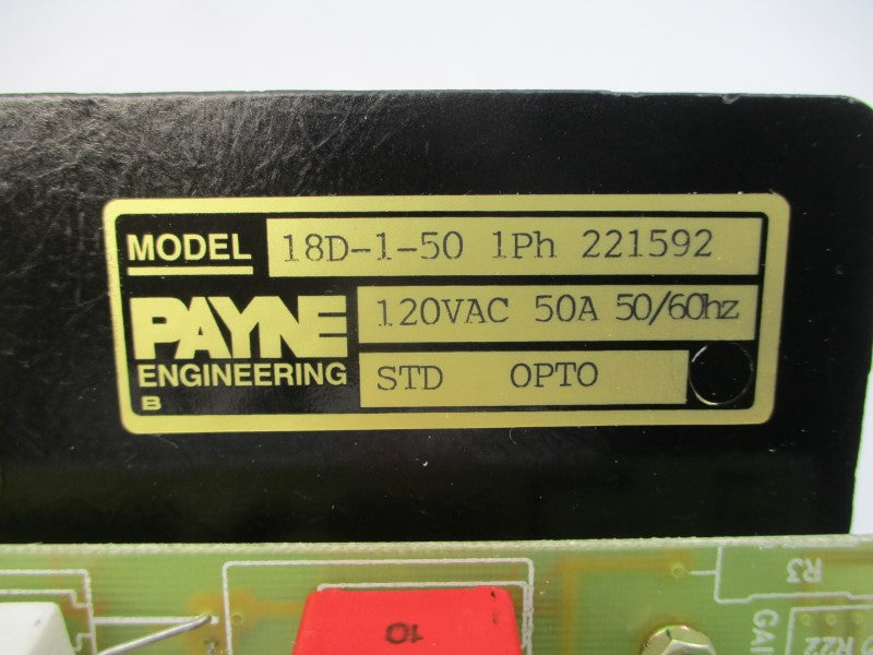 PAYNE ENGINEERING 18D-1-50 120VAC 50A NSNP