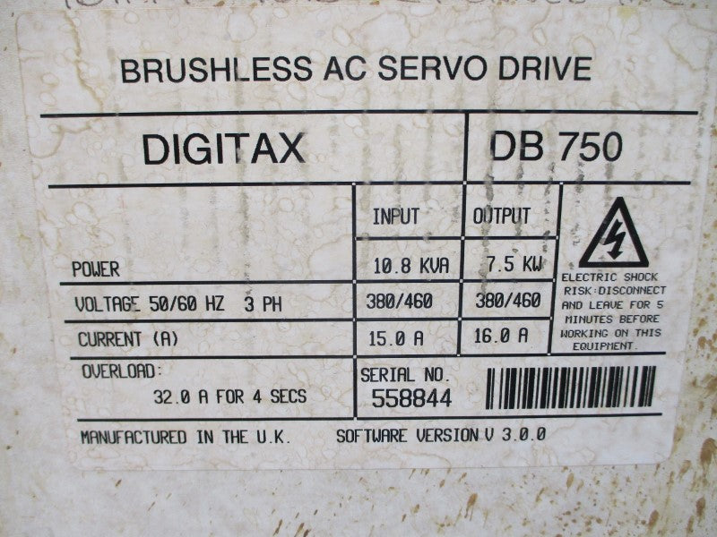 DIGITAX DB750 380/460VAC 15.0A NSMP