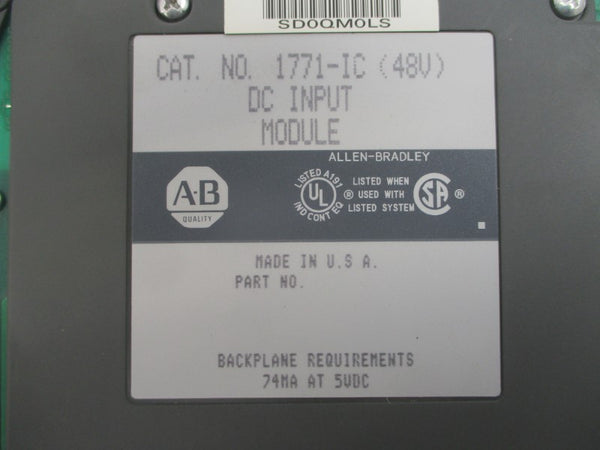 ALLEN BRADLEY 1771-IC 48VDC NSMP