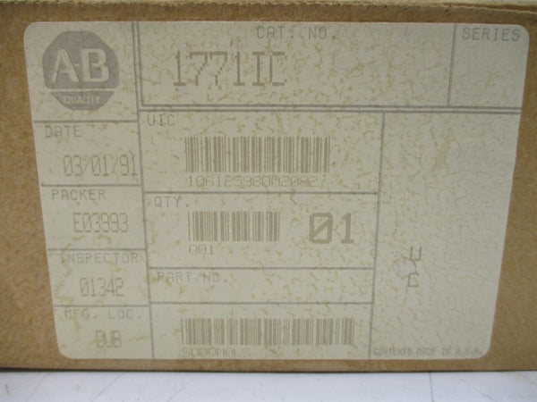 ALLEN BRADLEY 1771-IC 48VDC NSMP