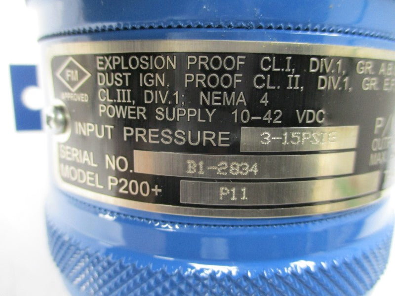 CONTROL AIR P200+P11 10-42VDC 3-15PSI NSMP