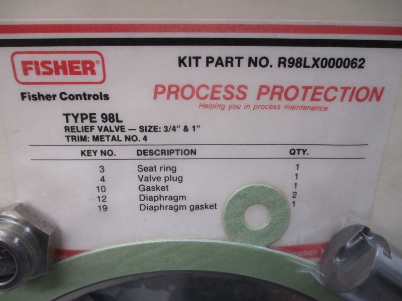 FISHER CONTROLS R98LX000062 NSMP