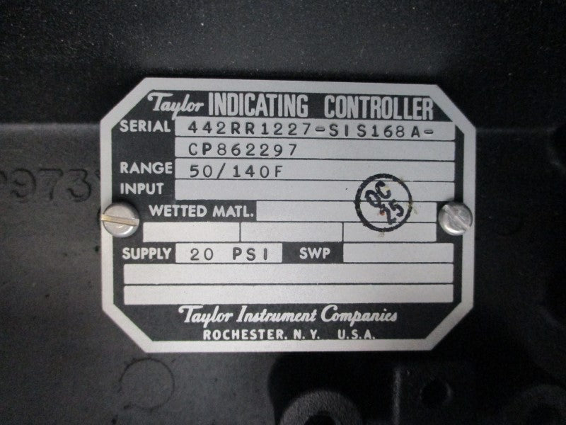 TAYLOR INSTRUMENT 442RR1227-SIS168A-CP862297 20PSI NSNP