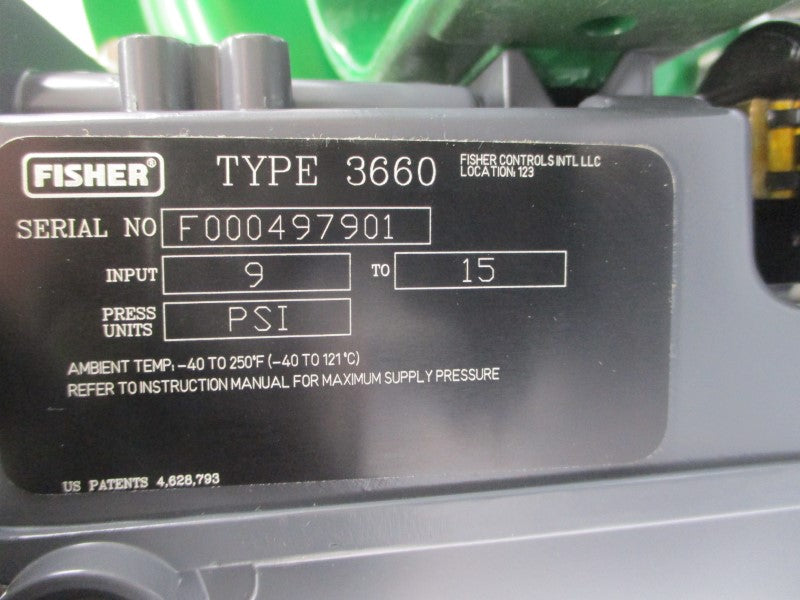 EMERSON 24588 TYPE 3660 5-15PSI 1-1/2" NSNP