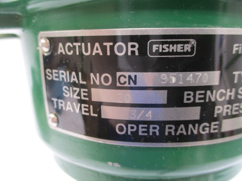 FISHER CONTROLS TYPE 513 GS SIZE 20 3-15PSI NSNP