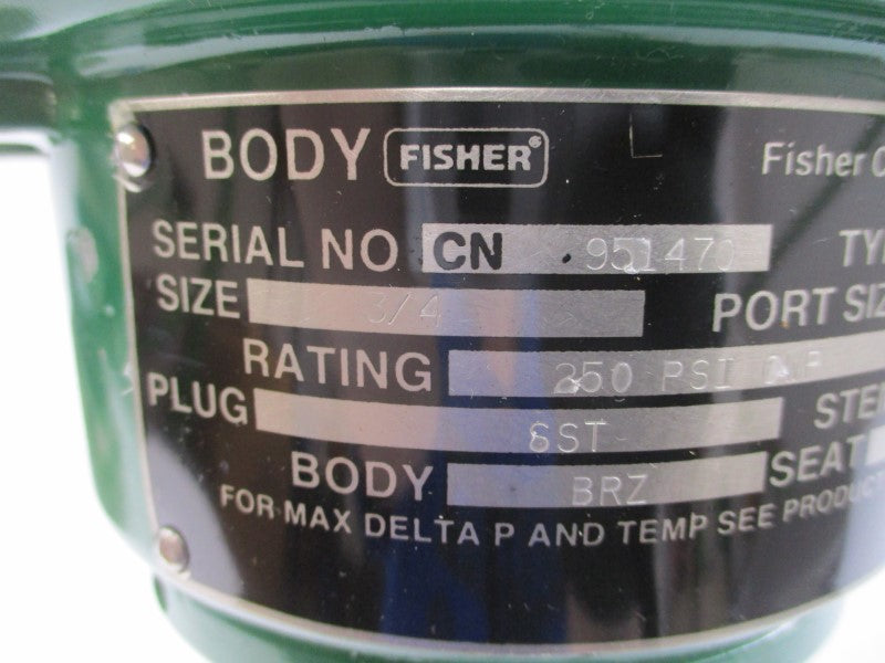 FISHER CONTROLS TYPE 513 GS SIZE 20 3-15PSI NSNP