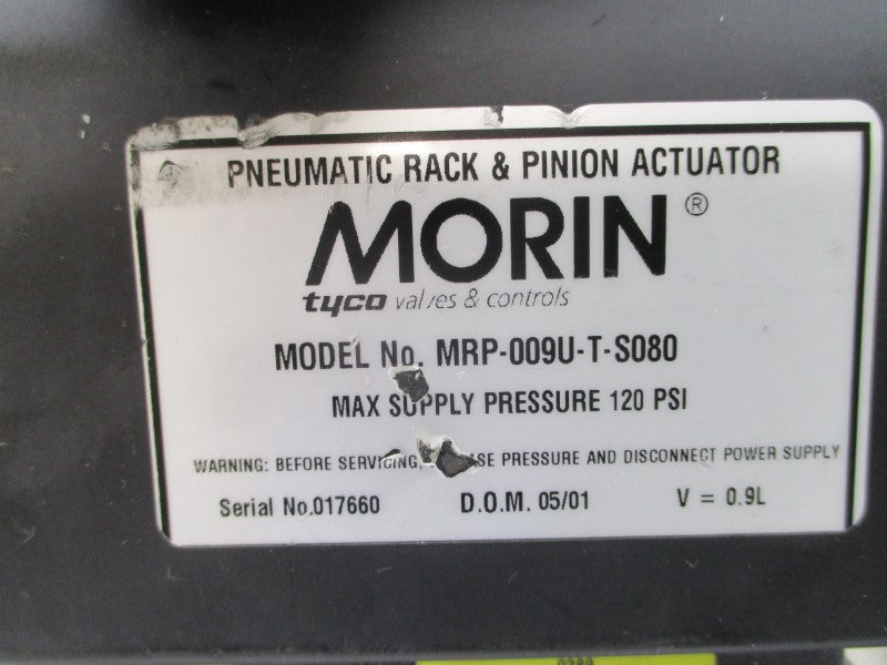 MEF VALVES SRS66TFT W/ MORIN MRP-009U-T-S080 300PSI 1-1/2" NSNP