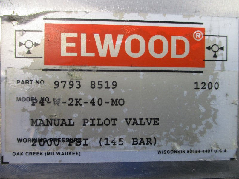 ELWOOD 97938519 P4-W-2K-40-MO 2000PSI UNMP
