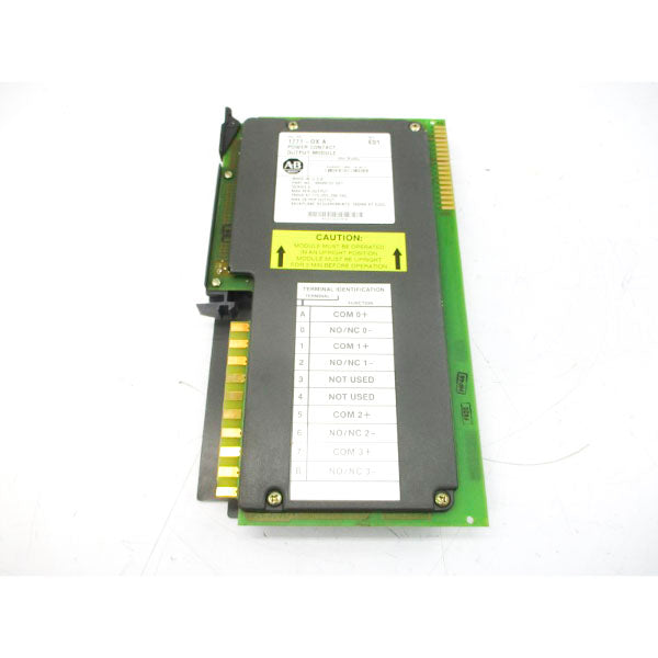 ALLEN BRADLEY 1771-OX SER. A 250VAC 2A REV. E01 UNMP