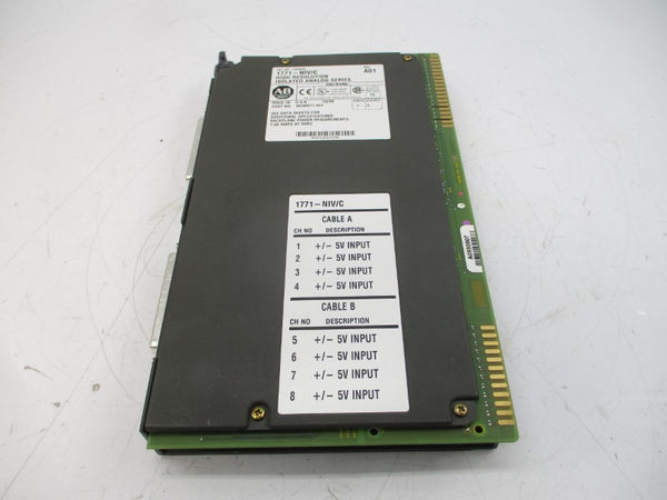 ALLEN BRADLEY 1771-NIV SER. C F/W A 5VDC 1.50A REV. A01 UNMP