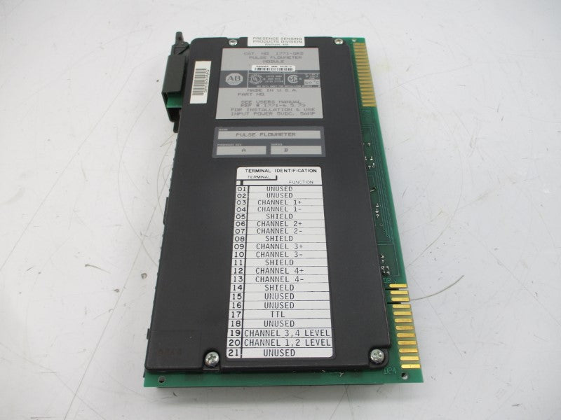 ALLEN BRADLEY 1771-QRD SER. B F/W A 5VDC .5A UNMP