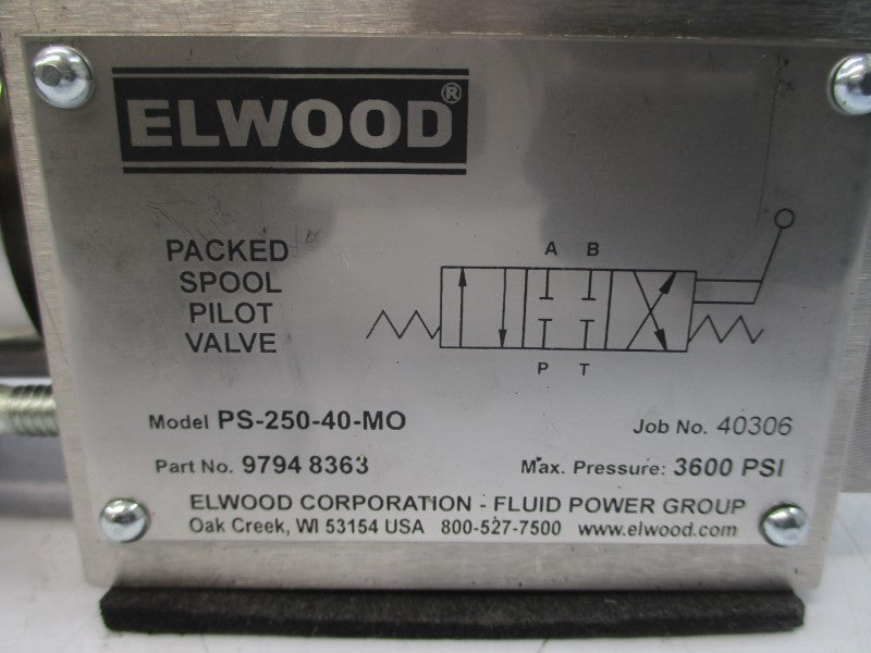 ELWOOD PS-250-40-MO 97948363 3600PSI NSNP