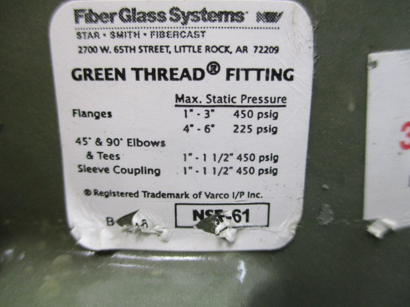 SMITH FIBERCAST NSF-61 450PSI 4-6" NSNP