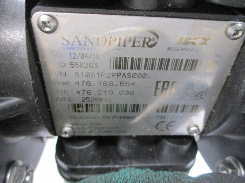 SANDPIPER S10B1P2PPAS000 100PSI NSNP