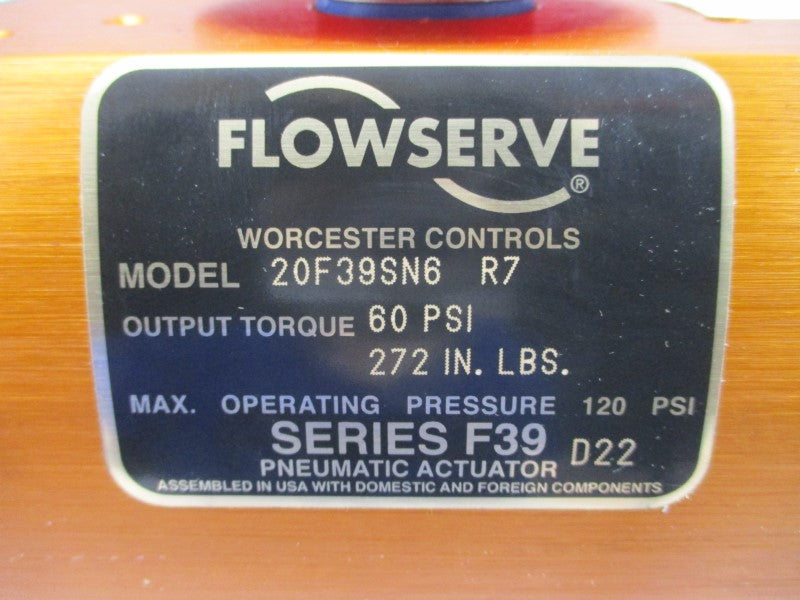 FLOWSERVE 20F39SN6R7 DE441166 120PSI 1-1/2" NSNP