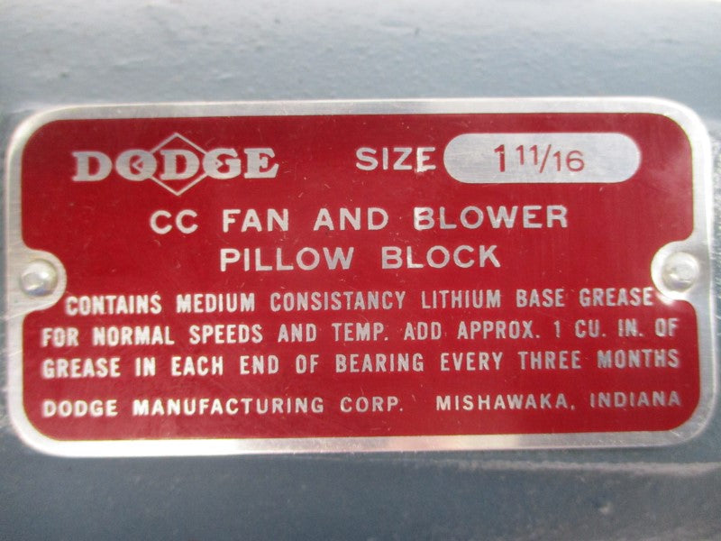 DODGE CC 1-11/16" NSNP