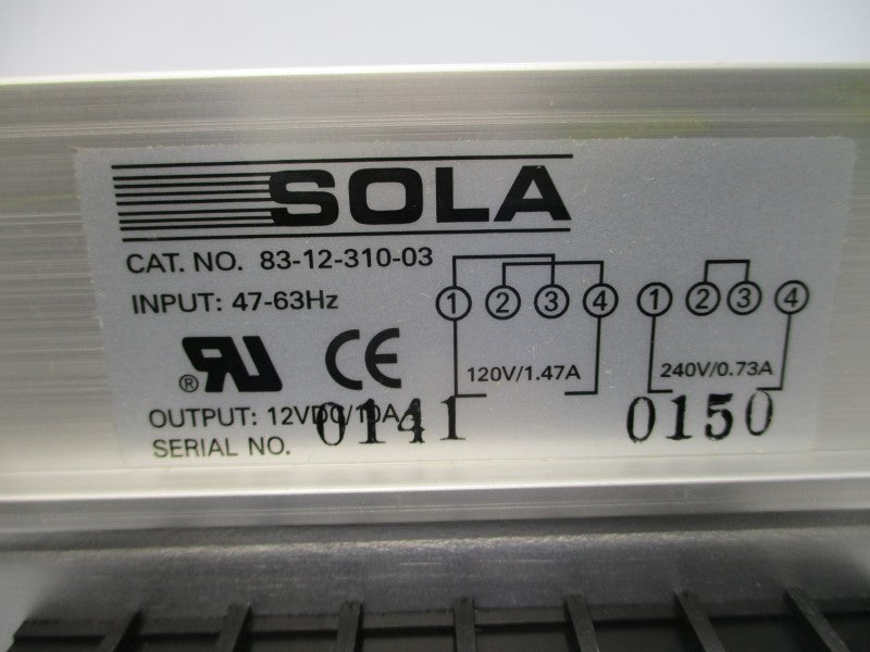 SOLA 83-12-310-03 120/240V 1.47/0.73A NSNP