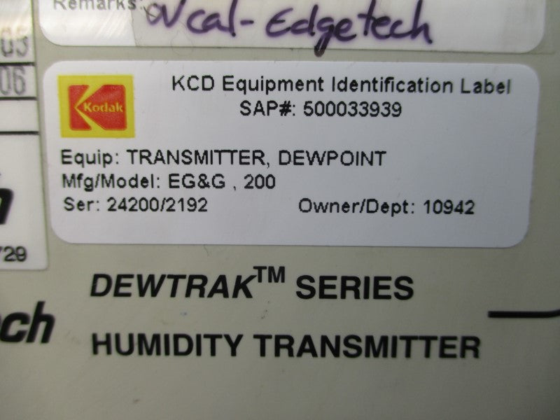 EDGETECH MODEL 200 24VDC UNMP