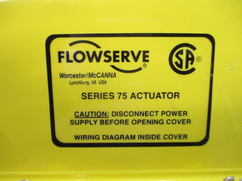 FLOWSERVE 1275WD3120A 120V 0.7/6.0A REV. 1 NSNP