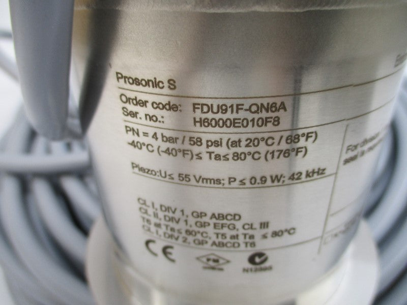 ENDRESS+HAUSER FDU91F-QN6A 58PSI NSMP