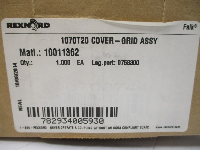 REXNORD 1070T20 10011362 NSMP
