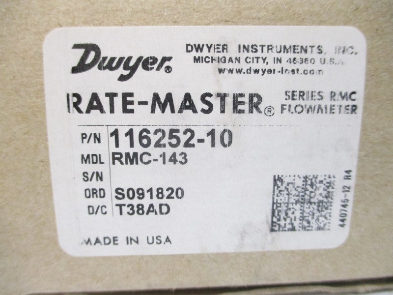 DWYER RMC-143 116252-10 NSMP
