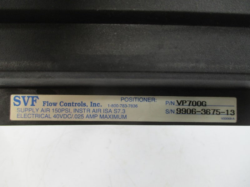 SVF VP700G W/ CONPACT H30SR-2CR 40VDC .025A 120PSI 1-1/2" NSNP