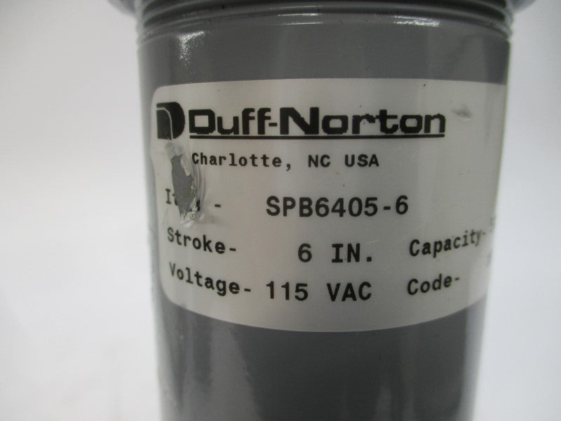 FHP SK6405-14-2 AM34P16NZ01A W/ DUFF-NORTON SPB6405-6 115VAC 2.3A 6" UNMP