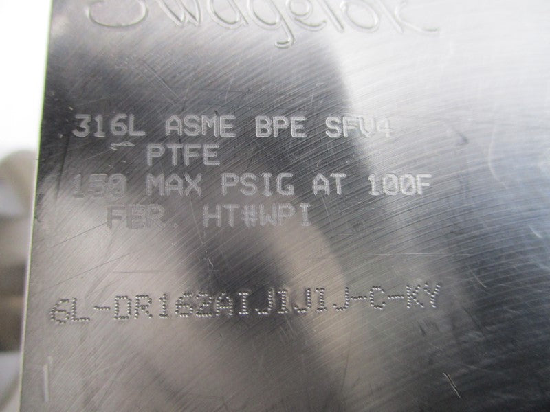 SWAGELOK 6L-DR162AIJIJIJ-C-KY 150PSI NSNP