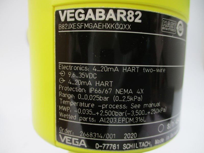 VEGA B82.IXESFMGAEHXKCQXX 176239 9.6-35VDC NSMP