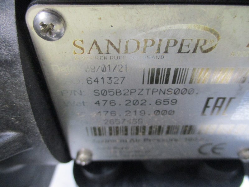 SANDPIPER S05B2PZTPNS000 100PSI NSNP