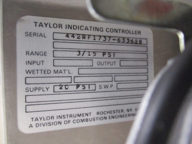 TAYLOR 442RF1737-63362B 3/15PSI NSNP