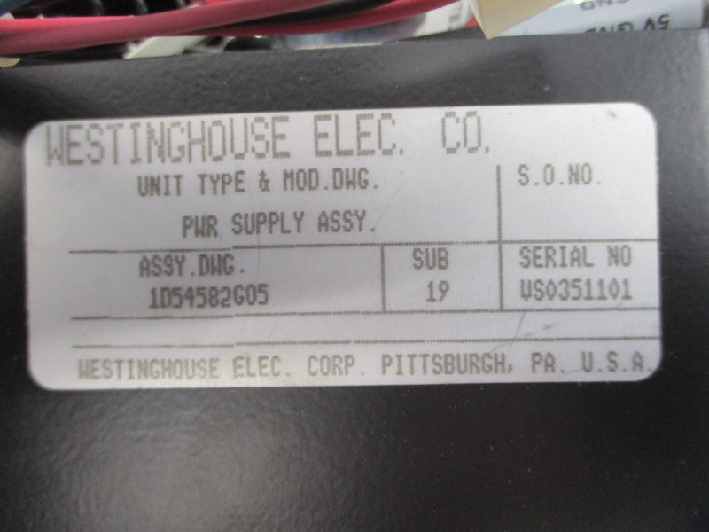 WESTINGHOUSE 1D54582G05 12VDC NSNP